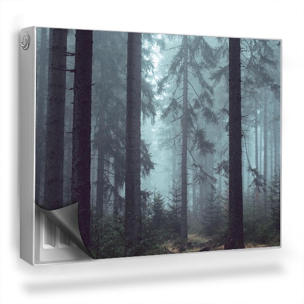 Mata magnetyczna na grzejnik Widok lasu, natura, mroczny klimat