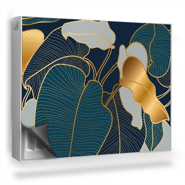 Mata magnetyczna na grzejnik Uproszczone formy liści, żyłkowanie