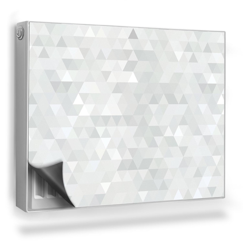 Mata magnesowa na kaloryfer Geometria abstrakcyjna kompozycja trójkąty