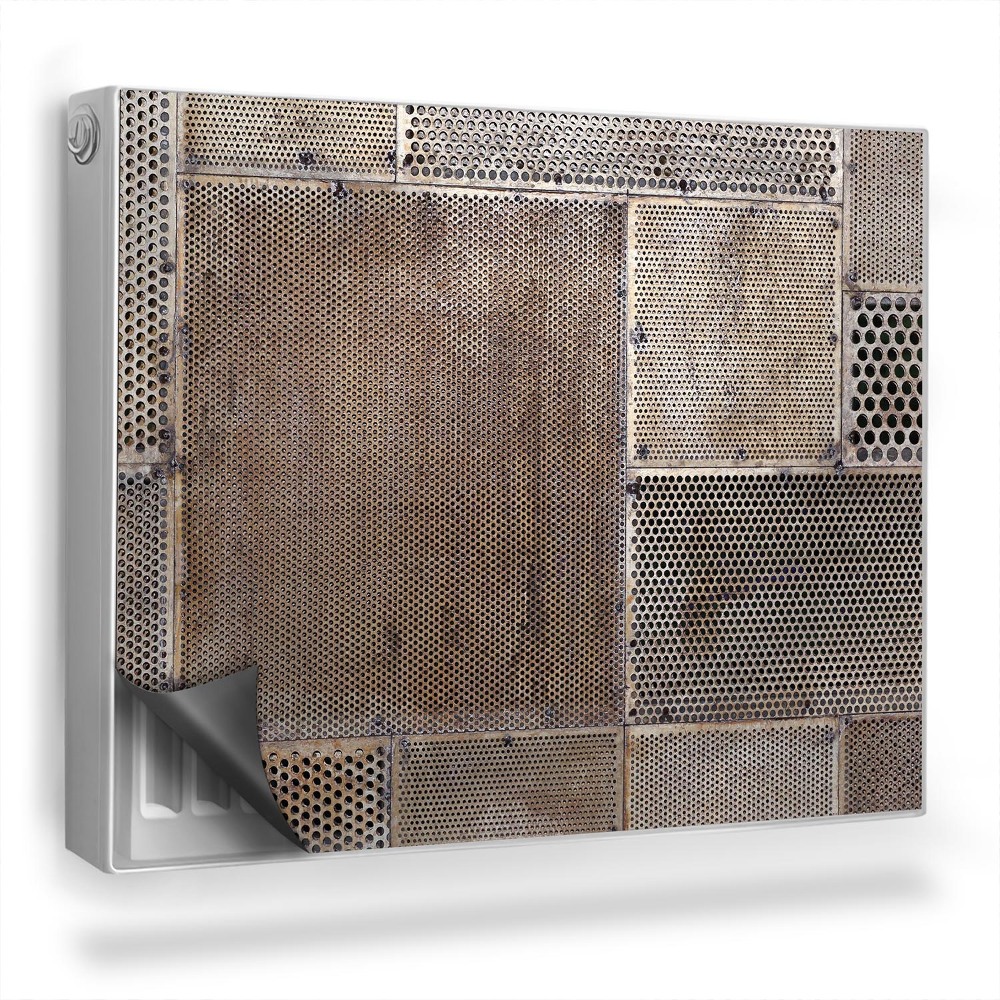 Mata magnetyczna na grzejnik Industrialna kompozycja metalowe kraty