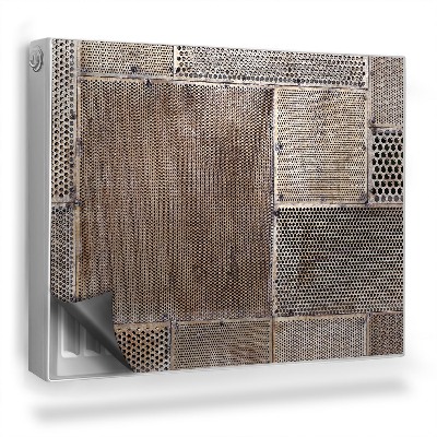 Mata magnetyczna na grzejnik Industrialna kompozycja metalowe kraty