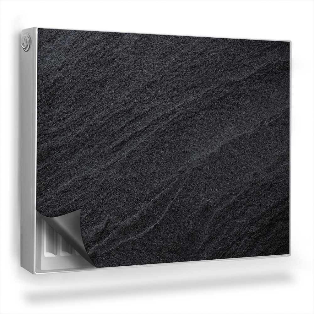 Mata magnesowa na kaloryfer Tekstura ciemnego piasku surowa natura