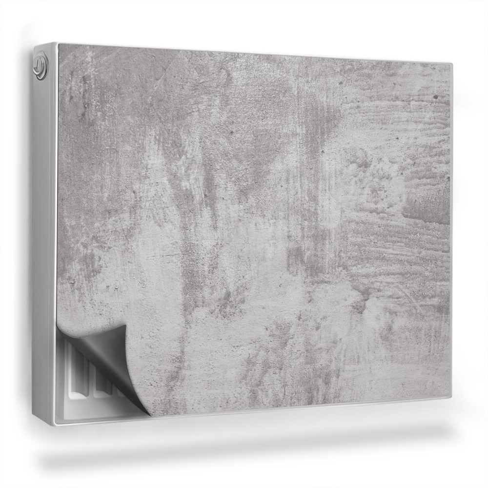 Mata magnetyczna na grzejnik Beton zdarta tekstura styl industrialny