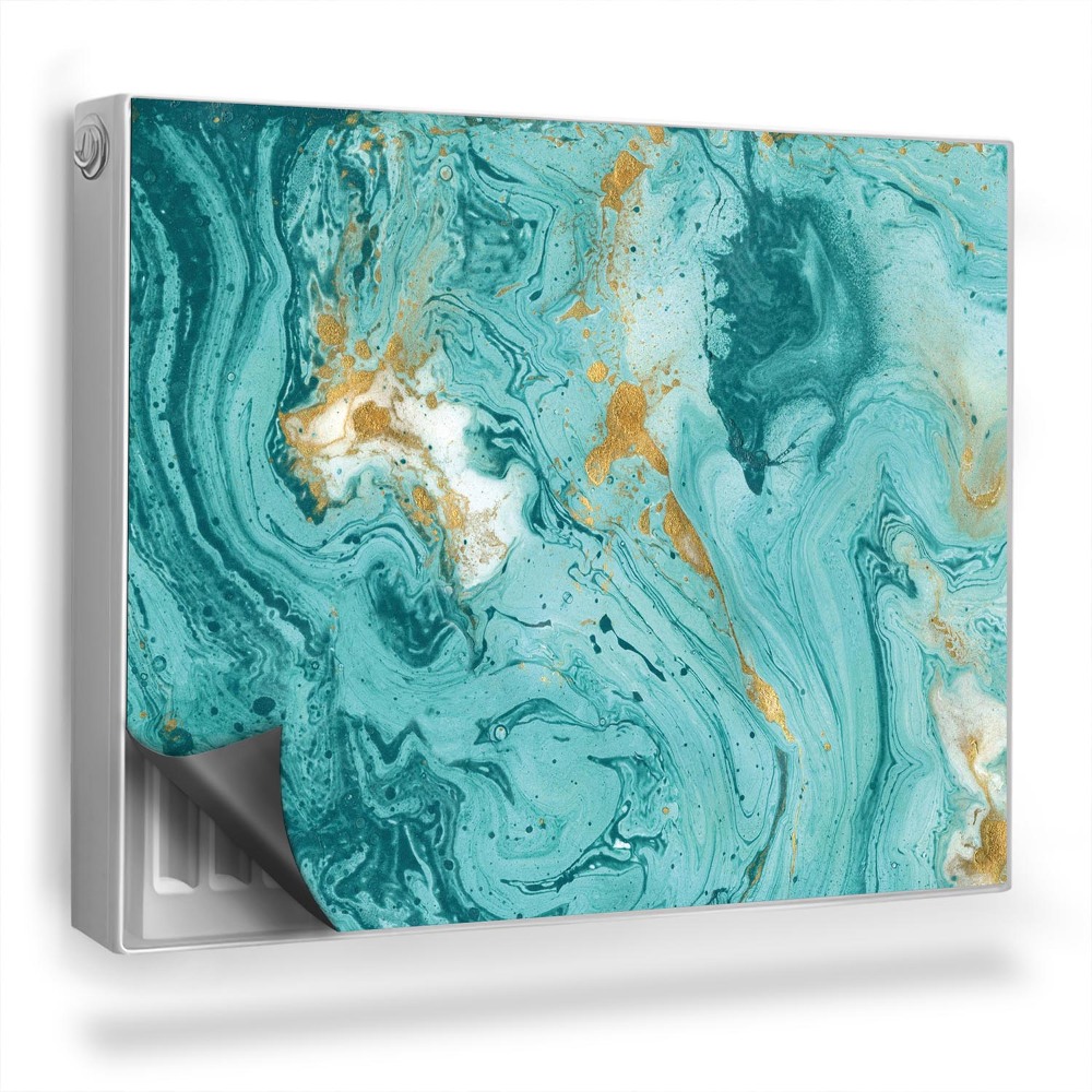 Mata magnetyczna na grzejnik Mieszająca się farba, abstrakcja barw