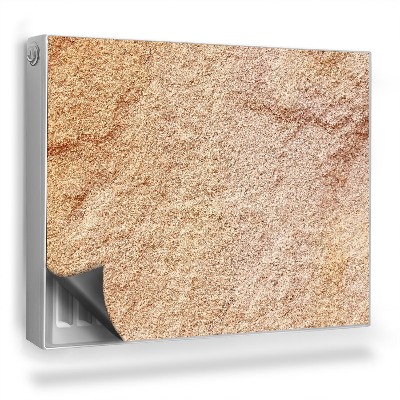 Mata magnesowa na kaloryfer Piaskowy kamień, kolory ciepłe, jasne