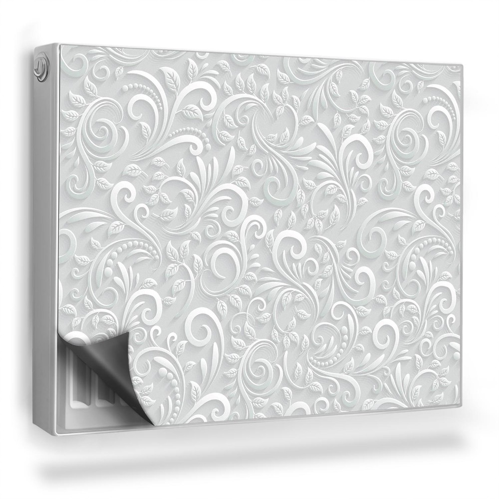 Mata magnesowa na kaloryfer Abstrakcyjne kształty motywy roślinne