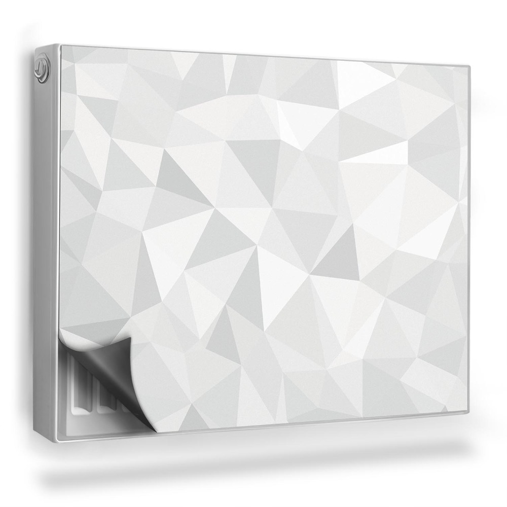 Mata magnetyczna na grzejnik Geometryczne, abstrakcyjne jasne struktury