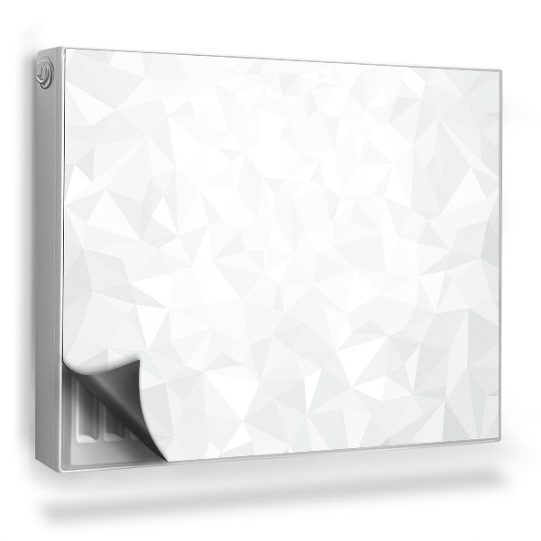 Mata magnesowa na kaloryfer Abstrakcyjna kompozycja geometria origami