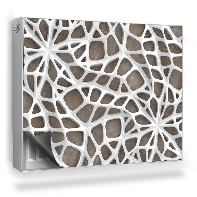 Mata magnesowa na kaloryfer Ażurowy wzór wycięcia pajęczyna