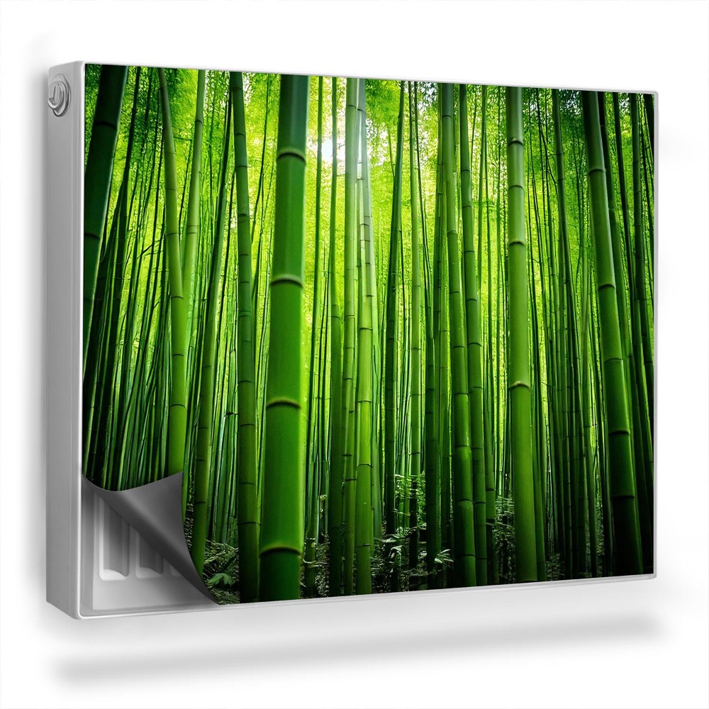 Mata magnesowa na kaloryfer Bambusowy las długie łodygi roślin