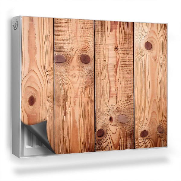 Mata magnetyczna na grzejnik Deski drewniane pionowe szerokie naturalne