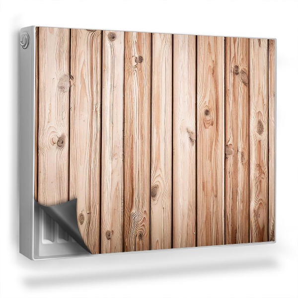 Mata magnesowa na kaloryfer Deski drewniane pionowe wąskie naturalne