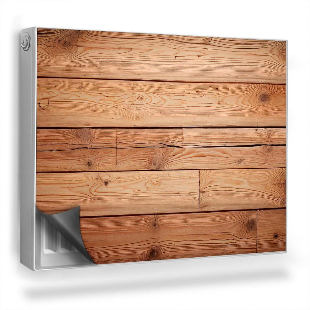 Mata magnetyczna na grzejnik Deski drewniane, poziome, naturalne