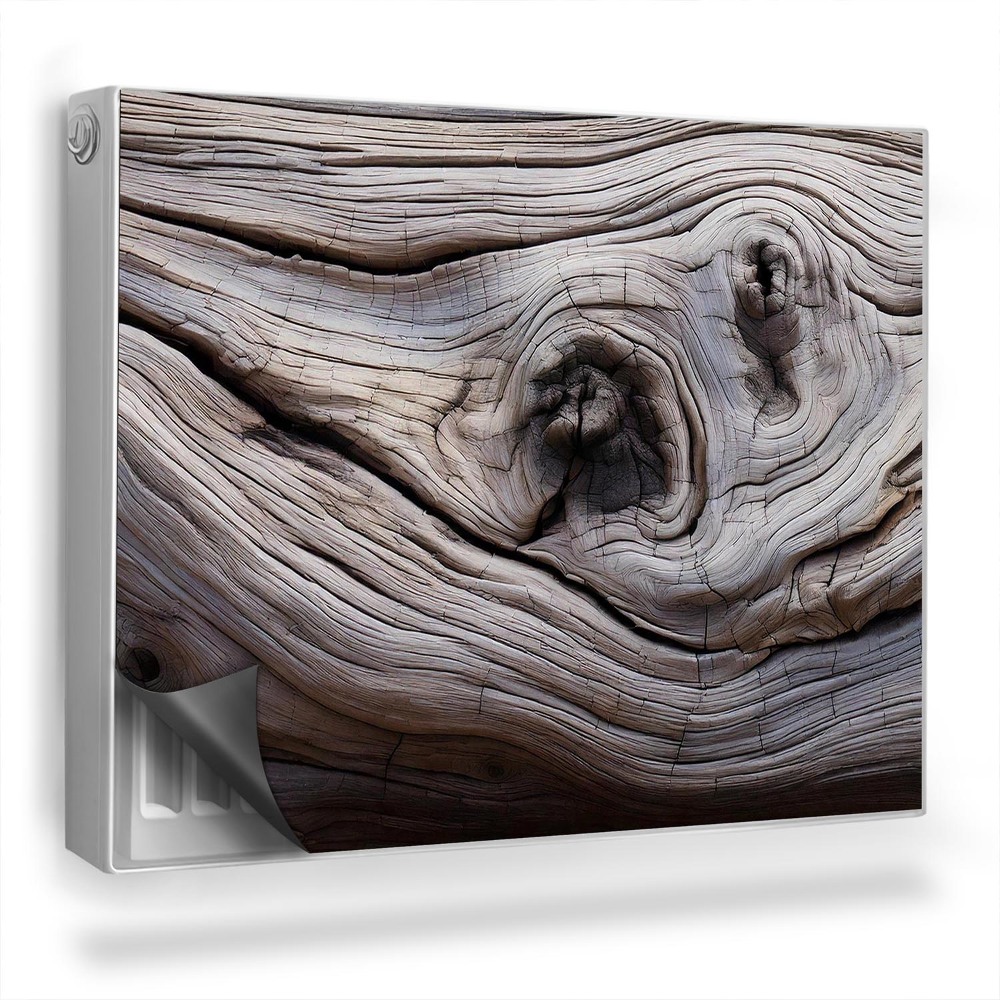 Mata magnetyczna na grzejnik Zbliżenie na starą strukturę drzewa