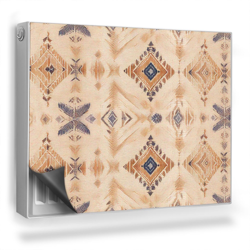 Mata magnesowa na kaloryfer Wzór etniczny plemienny ludowy jasny