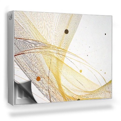 Mata magnetyczna na grzejnik Abstrakcyjne tło nowoczesna kompozycja linii