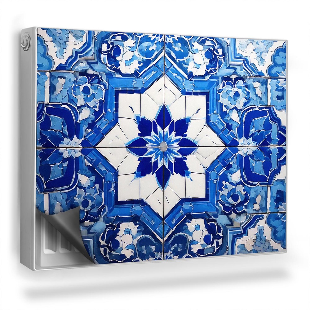 Mata magnetyczna na grzejnik Zoom na kafelki w marokańskie wzory