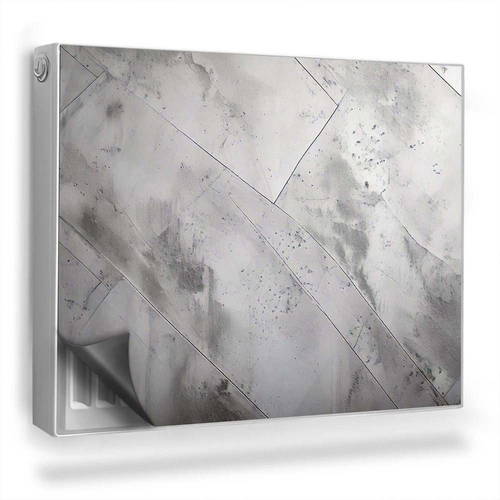 Mata magnetyczna na grzejnik Pocięta tekstura betonu industrialny deseń