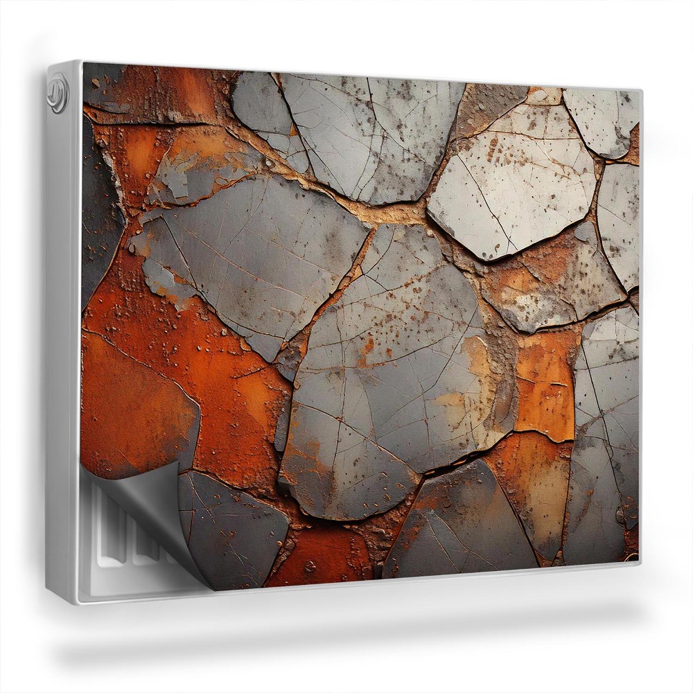 Mata magnesowa na kaloryfer Abstrakcja tekstura kamień styl industrialny