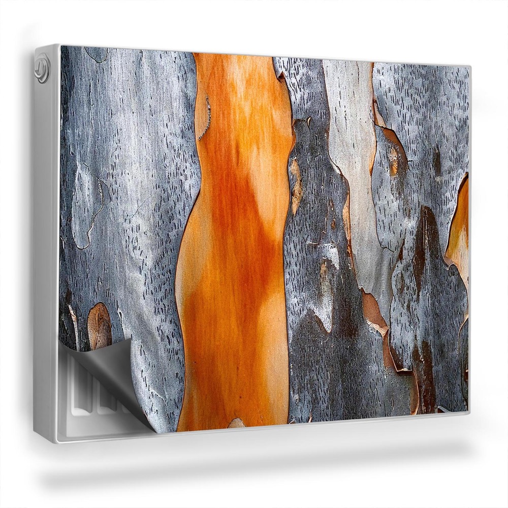 Mata magnesowa na kaloryfer Abstrakcyjna kora drzewa bursztynowa żywica