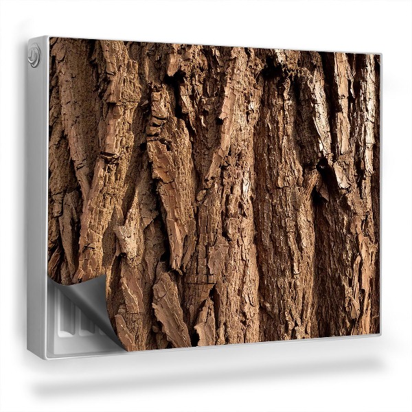 Mata magnesowa na kaloryfer Kora pnia drzewa tekstura stare drewno