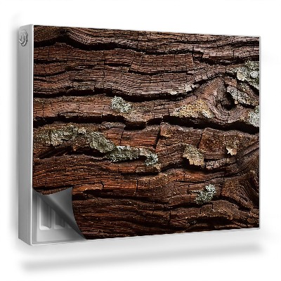 Mata magnetyczna na grzejnik Tekstura kory drzewa stare drewno