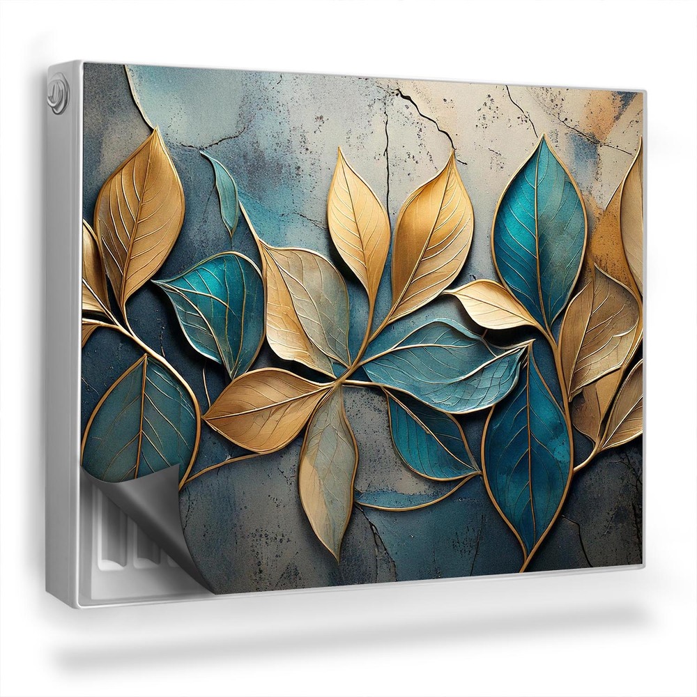 Mata magnesowa na kaloryfer Malarskie kwiaty rośliny nowoczesność