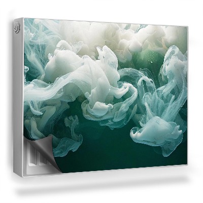 Mata magnetyczna na grzejnik Gęsty dym ciekawa struktura kształtów