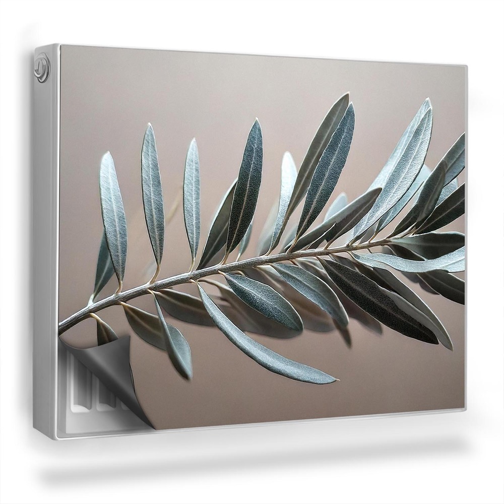 Mata magnetyczna na grzejnik Gałązka drzewka oliwnego zgaszone barwy