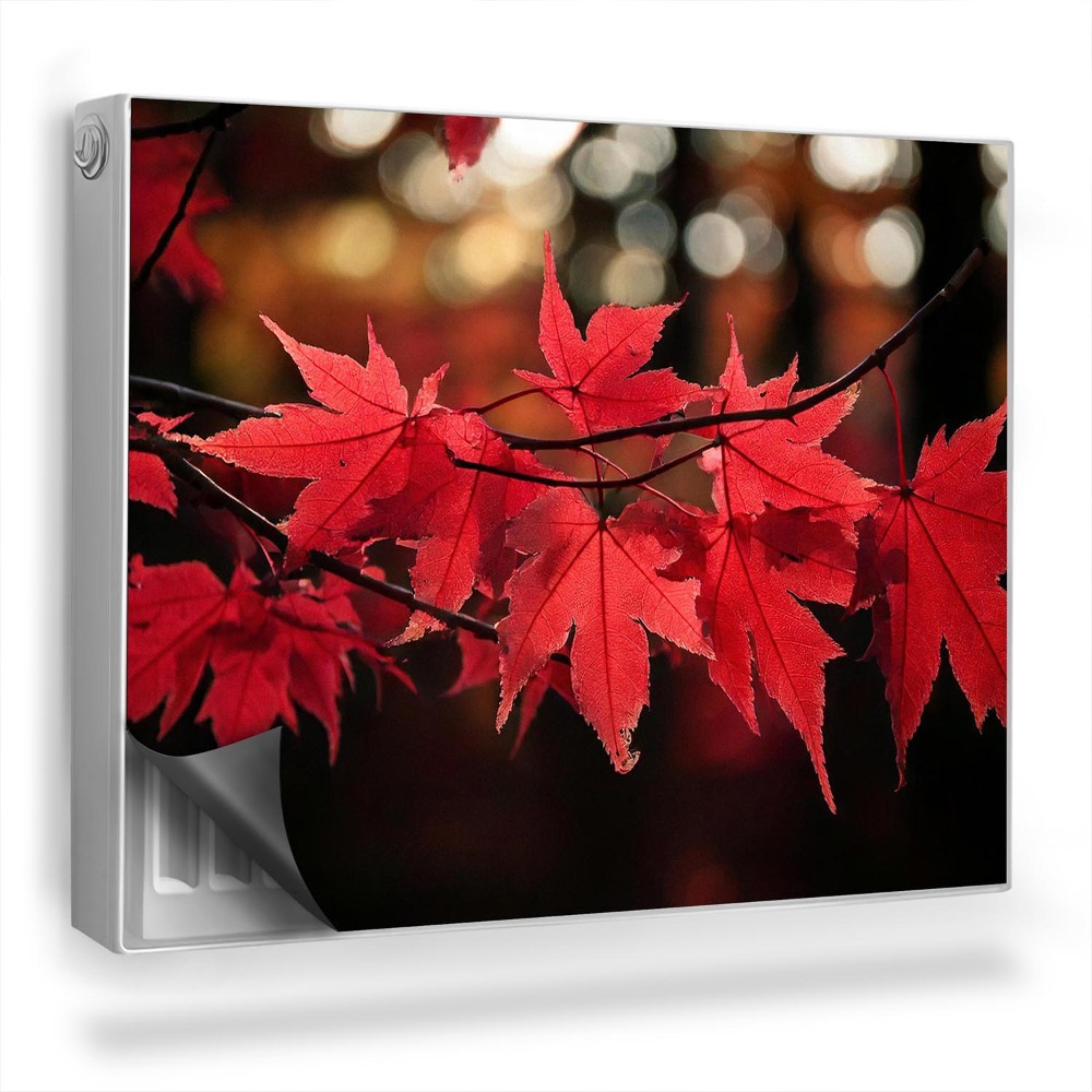 Mata magnesowa na kaloryfer Natura jesienne liście klonu na drzewie