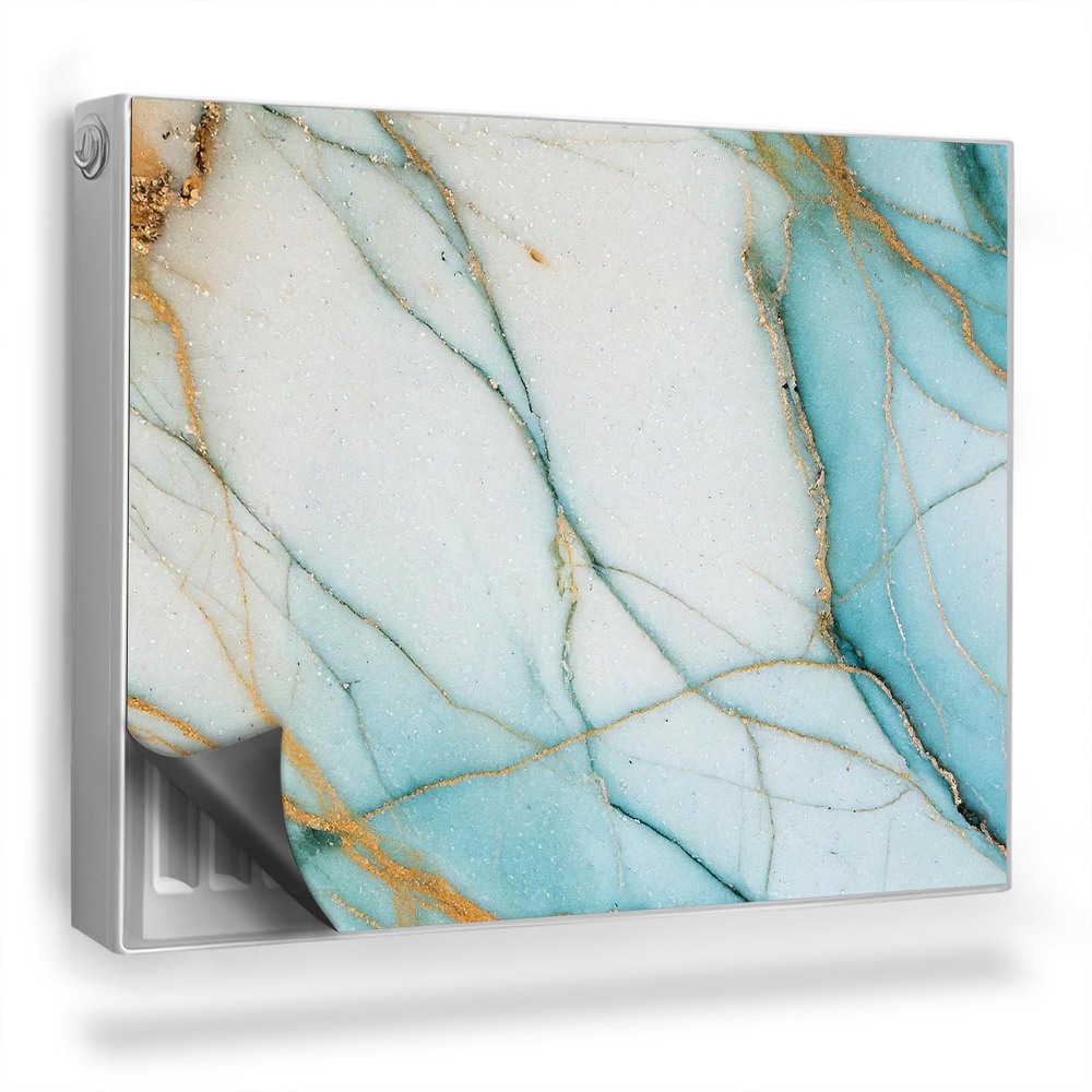 Mata magnetyczna na grzejnik Elegancka delikatna marmurowa tekstura