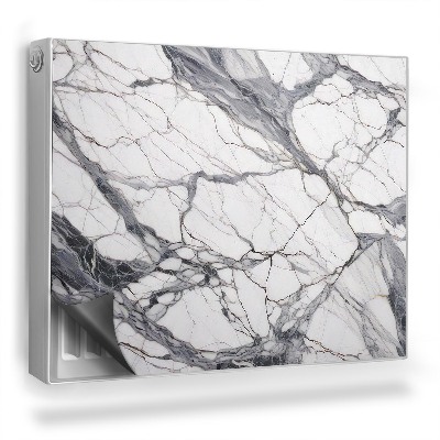 Mata magnetyczna na grzejnik Naturalna tekstura kamień elegancki marmur