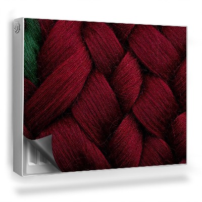 Mata magnesowa na kaloryfer Splot wełny tekstura materiału