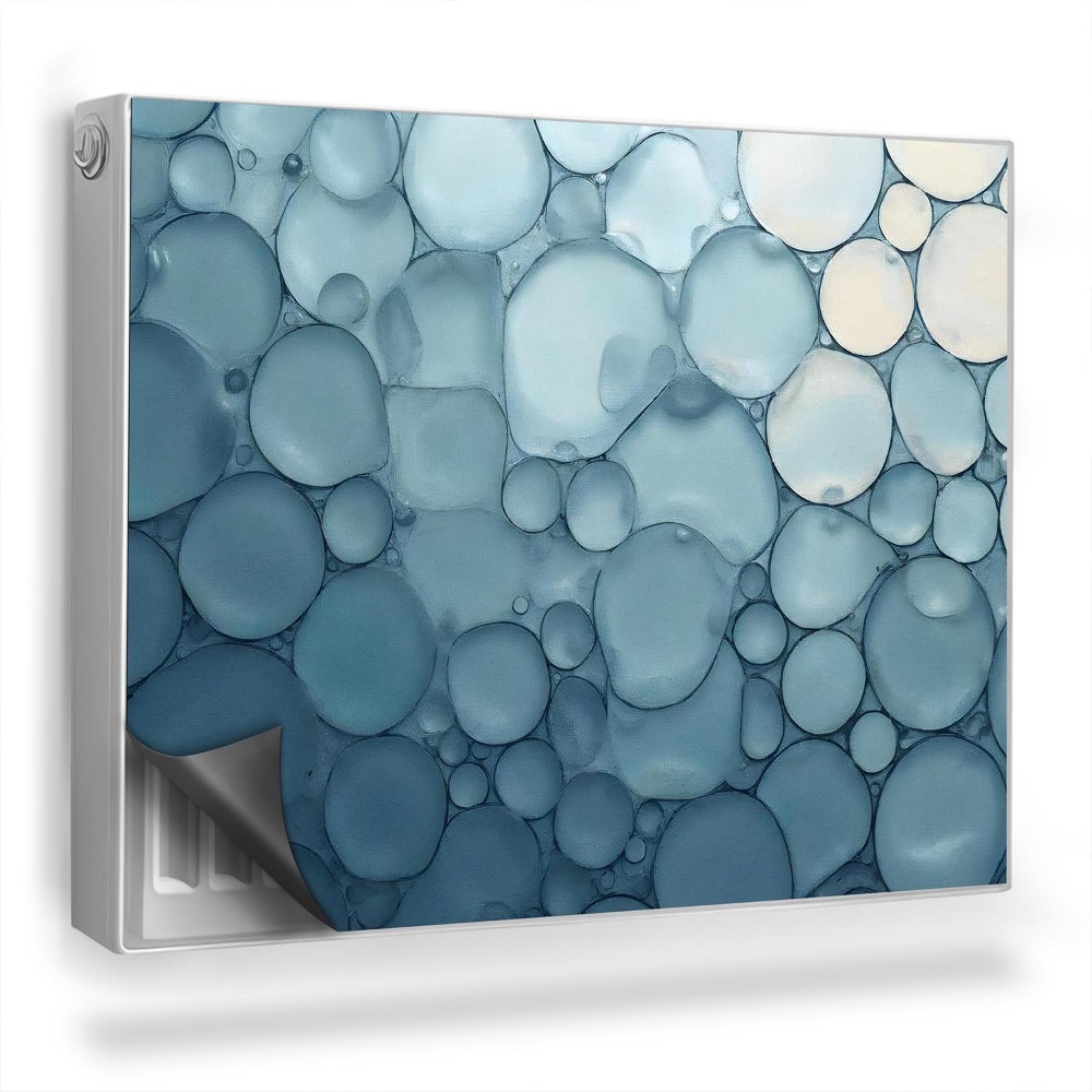 Mata magnesowa na kaloryfer Wiele nieregularnych okręgów kół