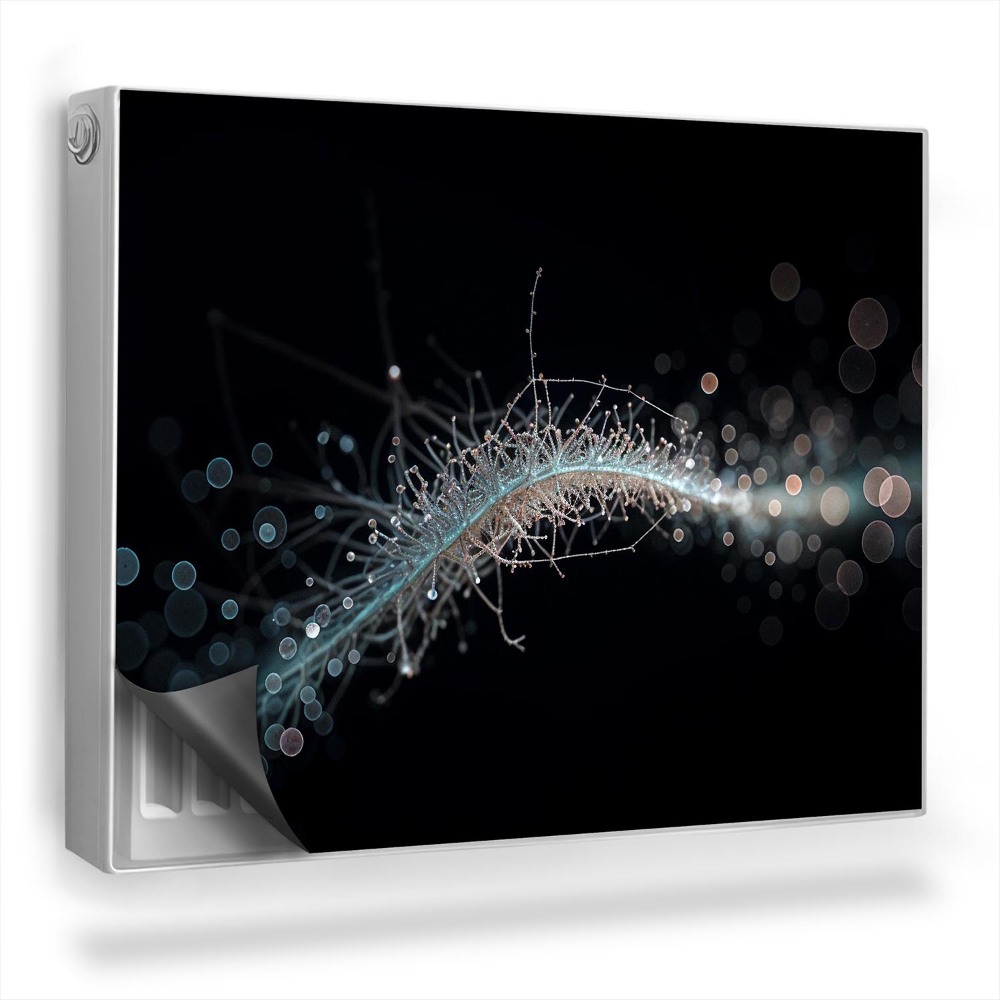 Mata magnetyczna na grzejnik Nowoczesna ilustracja abstrakcyjna sieć