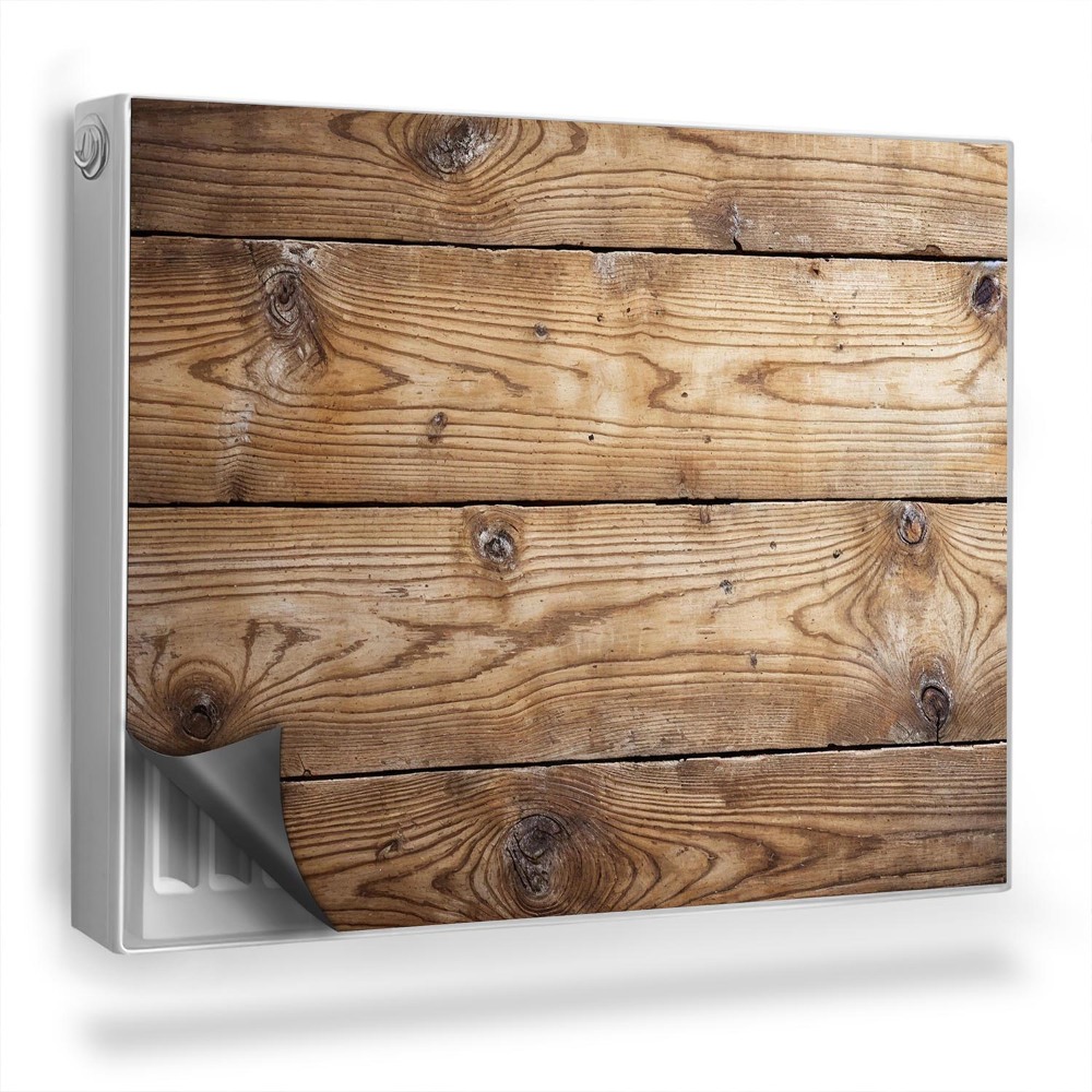 Mata magnetyczna na grzejnik Drewniane deski naturalne słoje drewna