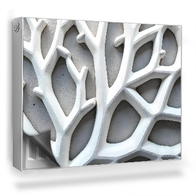 Mata magnesowa na kaloryfer Zbliżenie na strukturę koralowiec