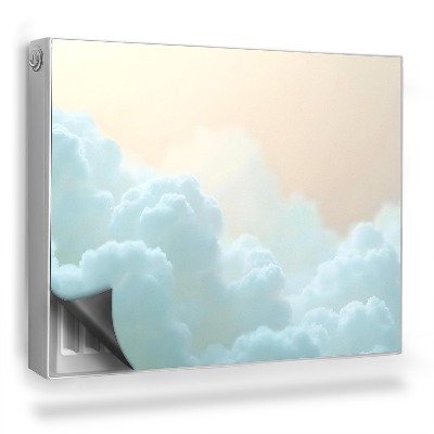 Mata magnesowa na kaloryfer Jasne obłoki pastelowe chmurki na niebie