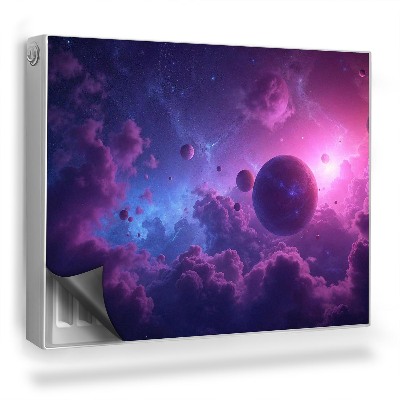 Mata magnesowa na kaloryfer Fantazyjna ilustracja nieba i kosmosu