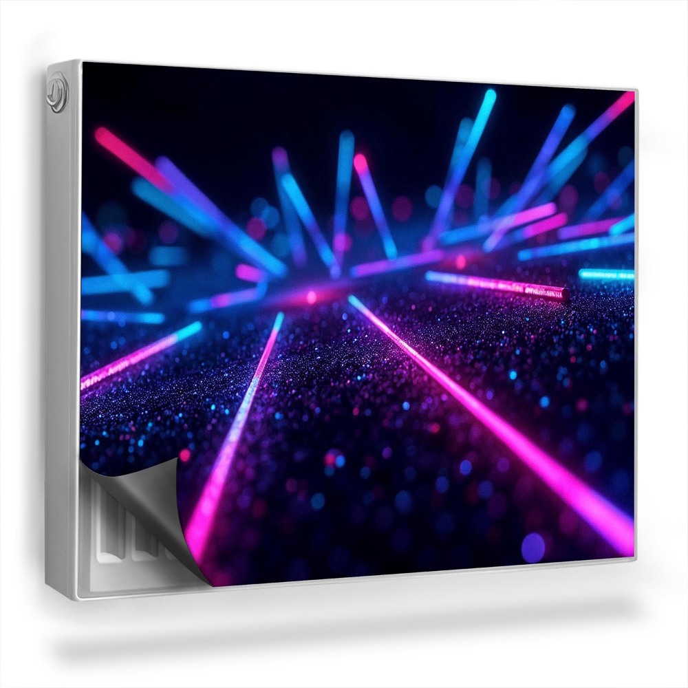 Mata magnetyczna na grzejnik Artystyczne światła kolorowe neony