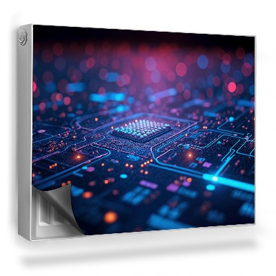 Mata magnetyczna na grzejnik Neonowe podzespoły elektroniczne technologia