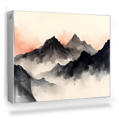 Mata magnetyczna na grzejnik Pejzaż malowane skały styl japoński