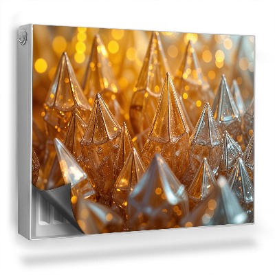 Mata magnesowa na kaloryfer Zbliżenie na naturalne kryształy