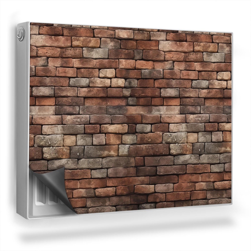 Mata magnetyczna na grzejnik Ceglana ściana industrialna tekstura muru