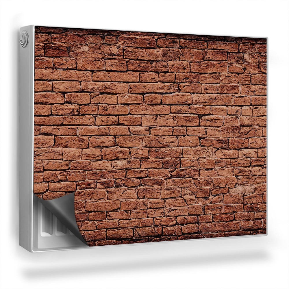 Mata magnesowa na kaloryfer Ceglana industrialna ściana tekstura muru