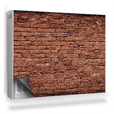 Mata magnesowa na kaloryfer Ceglana industrialna ściana tekstura muru