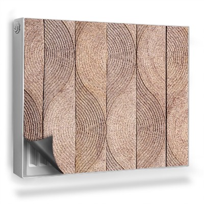 Mata magnesowa na kaloryfer Deski rzeźbione we wzór w kształcie liści