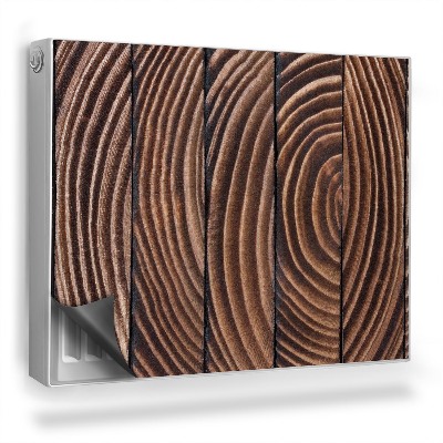 Mata magnetyczna na grzejnik Deski ze słojami tektura ozdobnego drewna