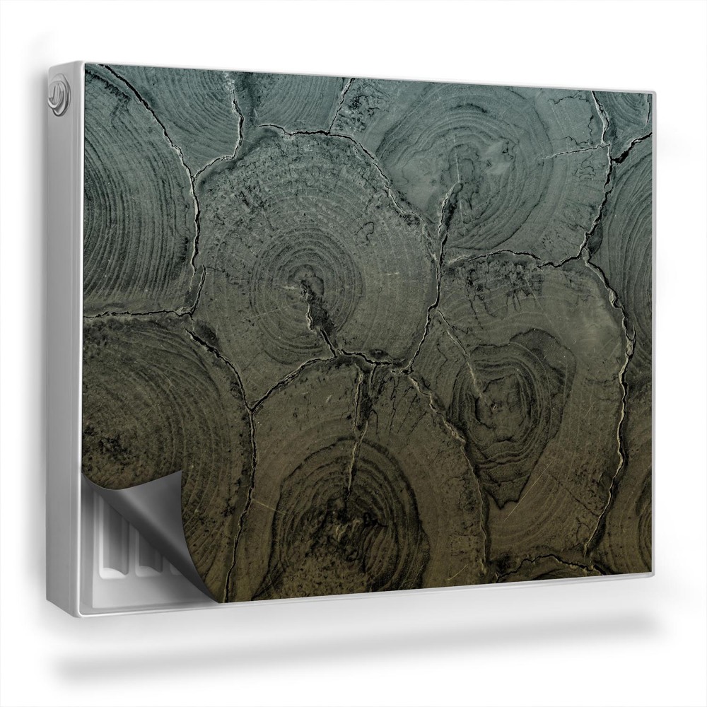 Mata magnetyczna na grzejnik Kompozycja z przekrojów drzewa