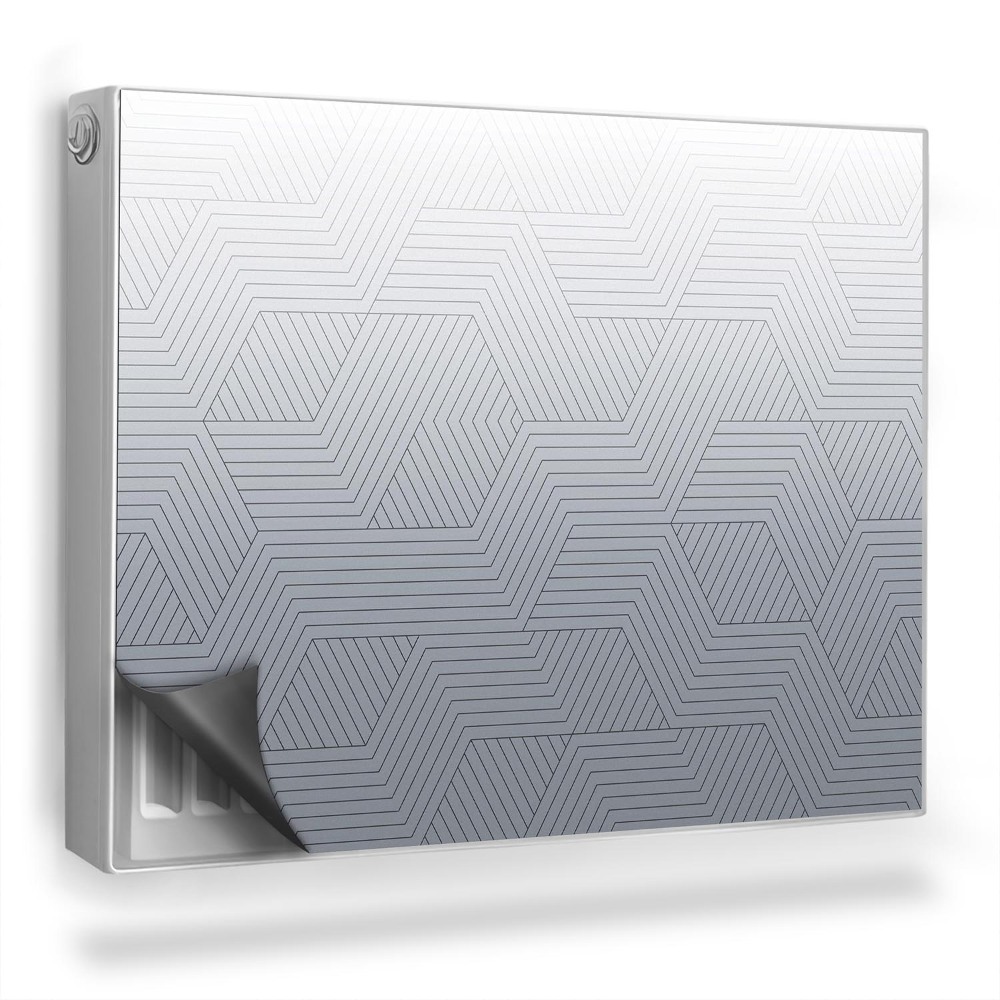 Mata magnesowa na kaloryfer Abstrakcyjny linearny wzór przejście tonalne